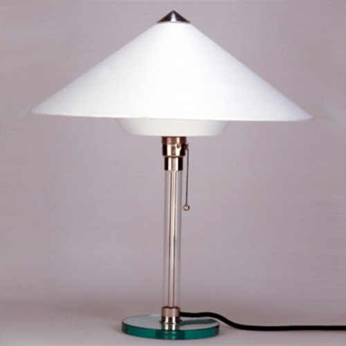 WG 28 Wagenfeld Tischleuchte [Konischer Unterschirm] - Tecnolumen - Wilhelm Wagenfeld Bauhauslampe