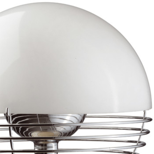 Wire White Bodenleuchte - Verpan - Verner Panton Weiße Tischleuchte