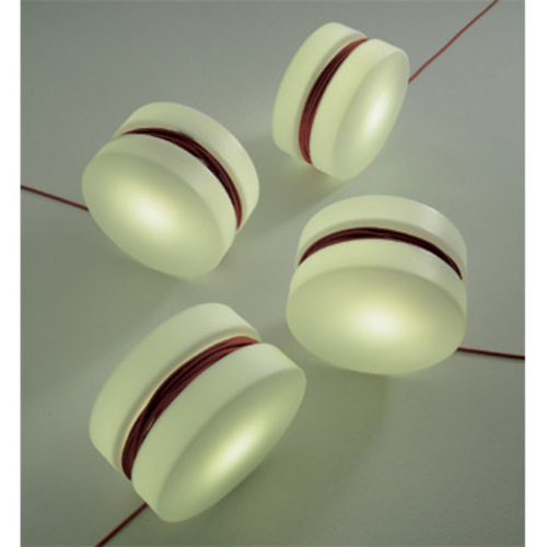 Yoyo Bodenleuchte mit rotem Kabel - Authentics - Catarina von Matern Lindström Outdoorleuchte