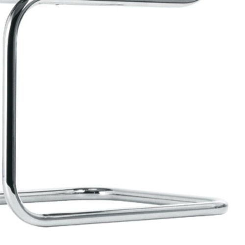 Stahlrohr Klassiker S 32 Stuhl mit Rohrgeflecht - Thonet - Marcel Breuer Stahlrohrstuhl