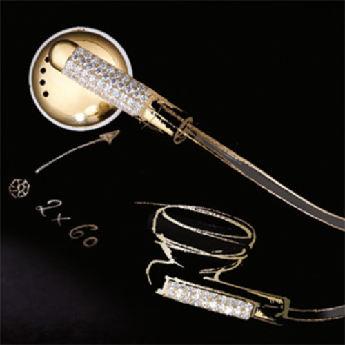 iPod Classic Diamanten Gold besetzt - Luxury Diamonds - adero Lifestyle Collection