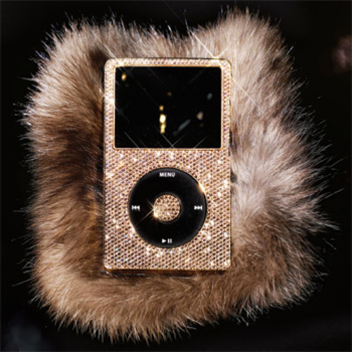 iPod Classic Diamanten Gold besetzt - Luxury Diamonds - adero Lifestyle Collection