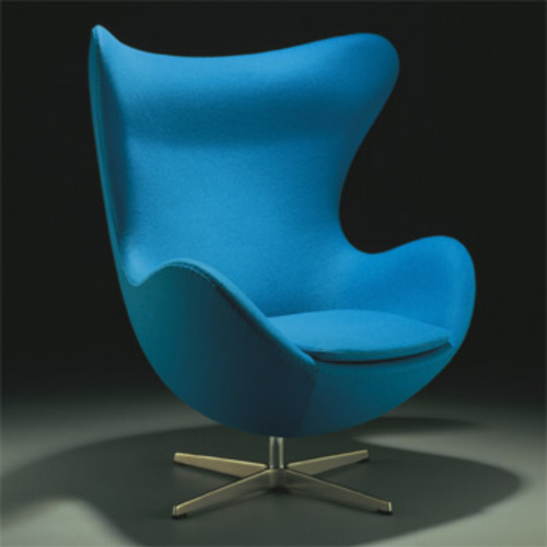 The Egg Chair / Das Ei Sessel auf Sternfuß [Modell 3316/ 3319] - Fritz Hansen - Arne Jacobsen Loungesessel