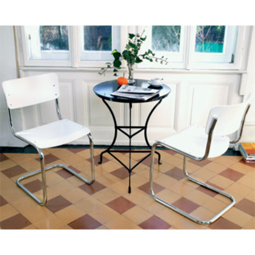 Stahlrohr Klassiker S 43 Freischwinger - Thonet - Mart Stam Stahlrohrsstuhl